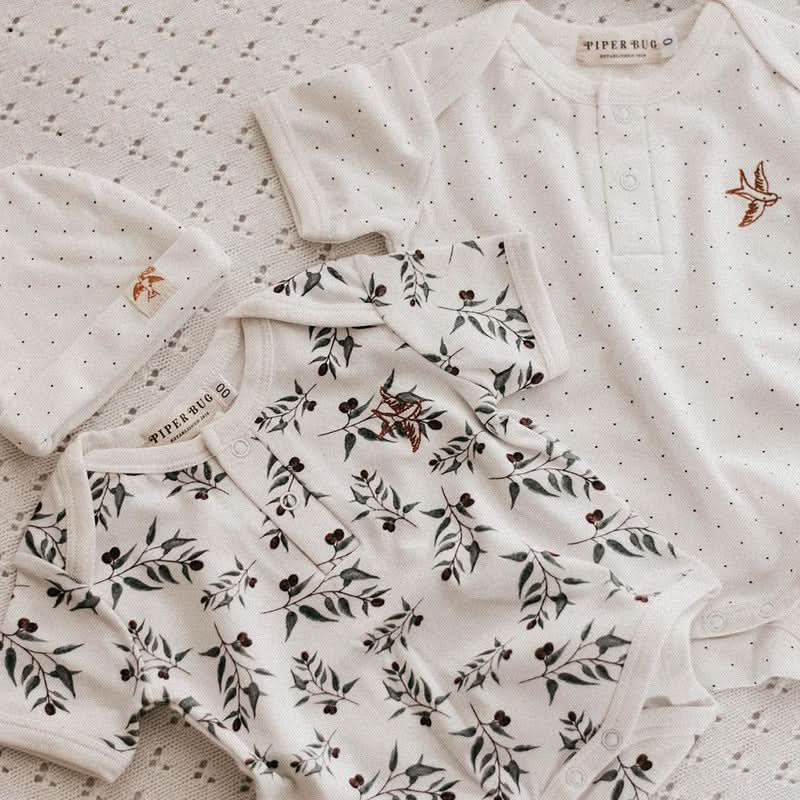Baby Triangle Short Sleeve Romper Newborn Clothes Baby Bodysuit