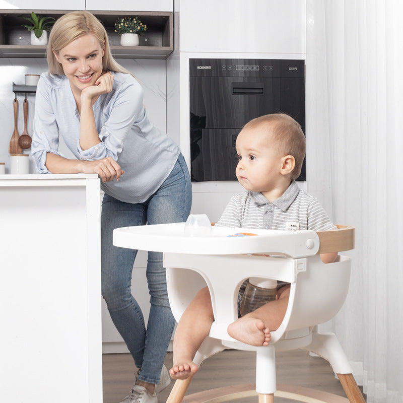 Beech Solid Wood Multifunctional Baby Dining Chair