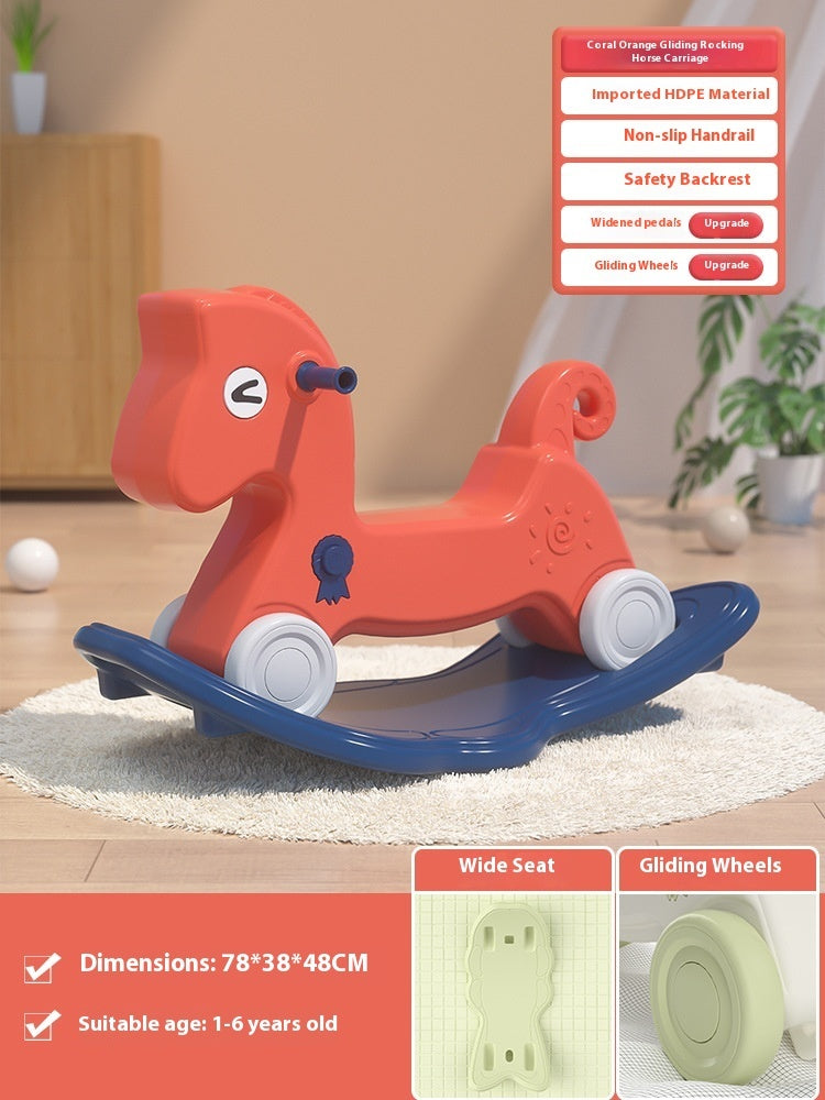 Children's Rocking Horse Baby Luge Toys