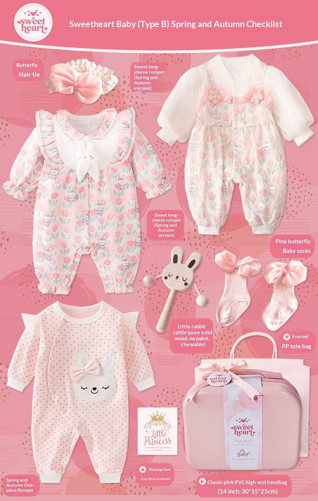 Baby Gift Box Full Moon Clothes Baby Girl Set