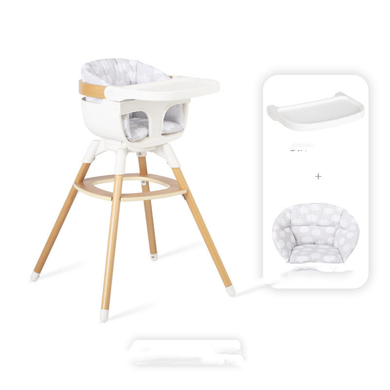 Beech Solid Wood Multifunctional Baby Dining Chair