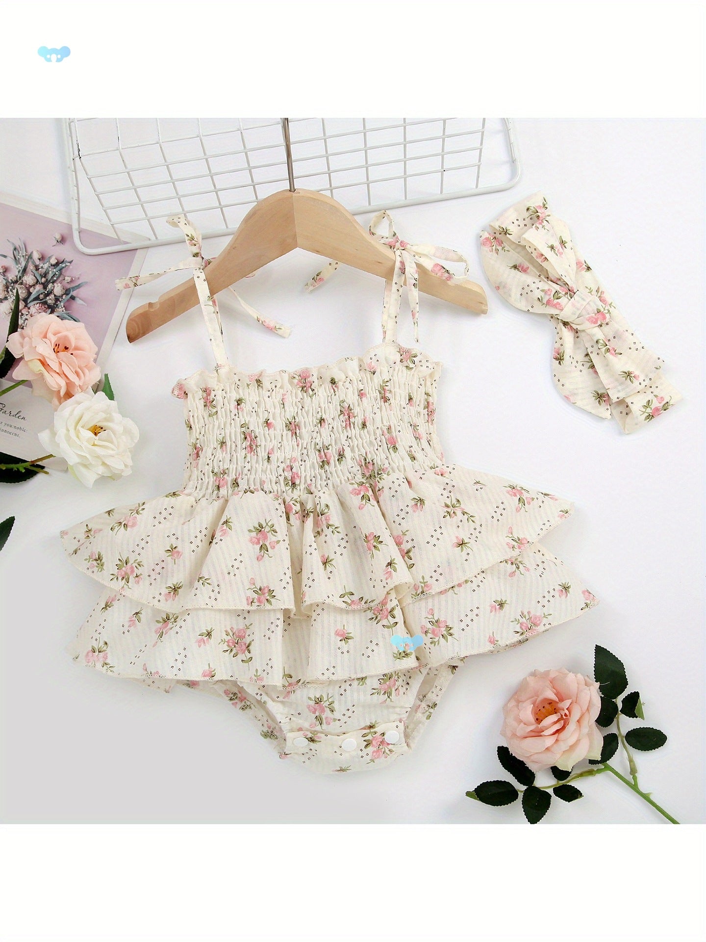 Newborn Girls Boho Dresses Baby Girl Summer Jumpsuit Set
