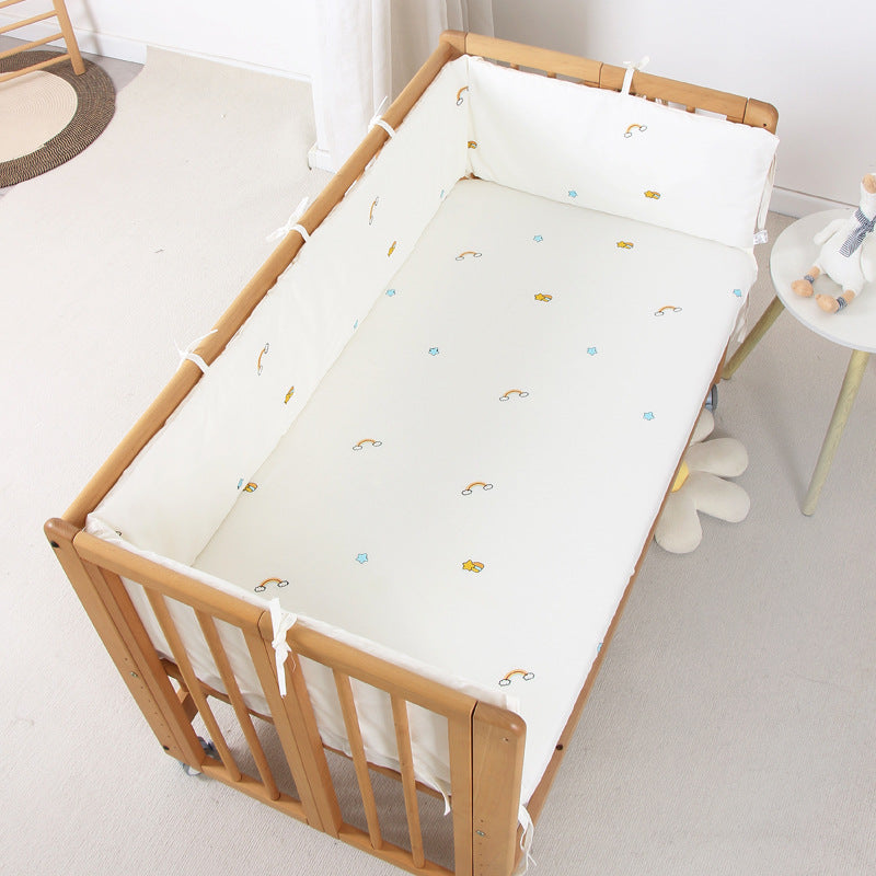 Crib Bed Circumference Soft Bag Anti-collision Baby Bedding Removable And Washable