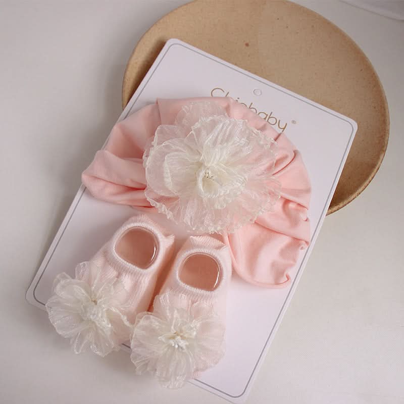 Children's Flower Baby Girl Newborn Beanie Summer