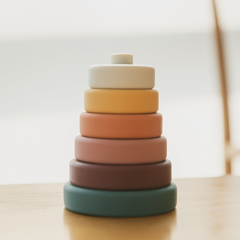 Jenga Children's Intelligence Baby Early Education Toys Silicone Blocks