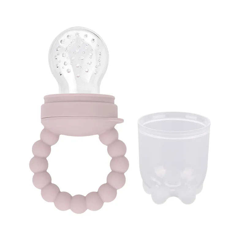 1pcs Newborn Nipple Feeder Baby Nibble Fruit Feeding Food Grade Silicone Container Pacifier Bottles Infant Soother Teether Toys