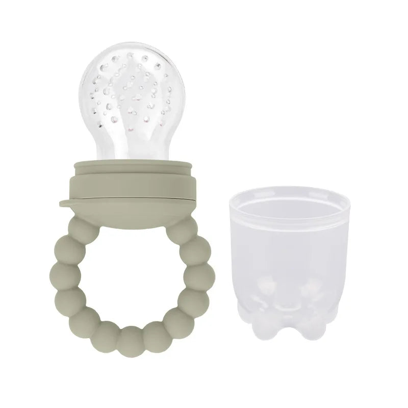 1pcs Newborn Nipple Feeder Baby Nibble Fruit Feeding Food Grade Silicone Container Pacifier Bottles Infant Soother Teether Toys