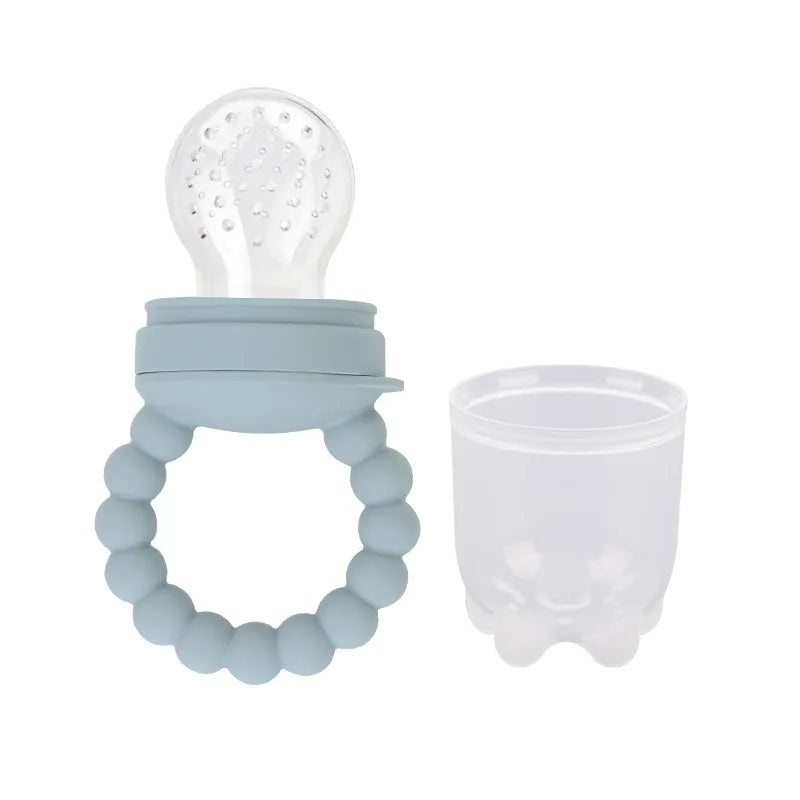 1pcs Newborn Nipple Feeder Baby Nibble Fruit Feeding Food Grade Silicone Container Pacifier Bottles Infant Soother Teether Toys