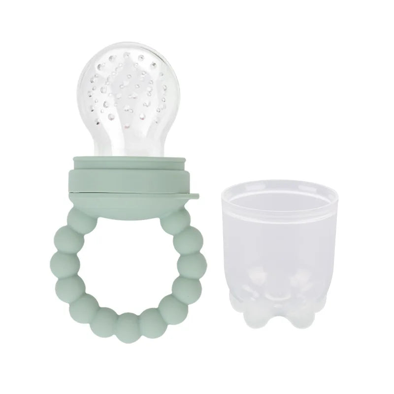 1pcs Newborn Nipple Feeder Baby Nibble Fruit Feeding Food Grade Silicone Container Pacifier Bottles Infant Soother Teether Toys