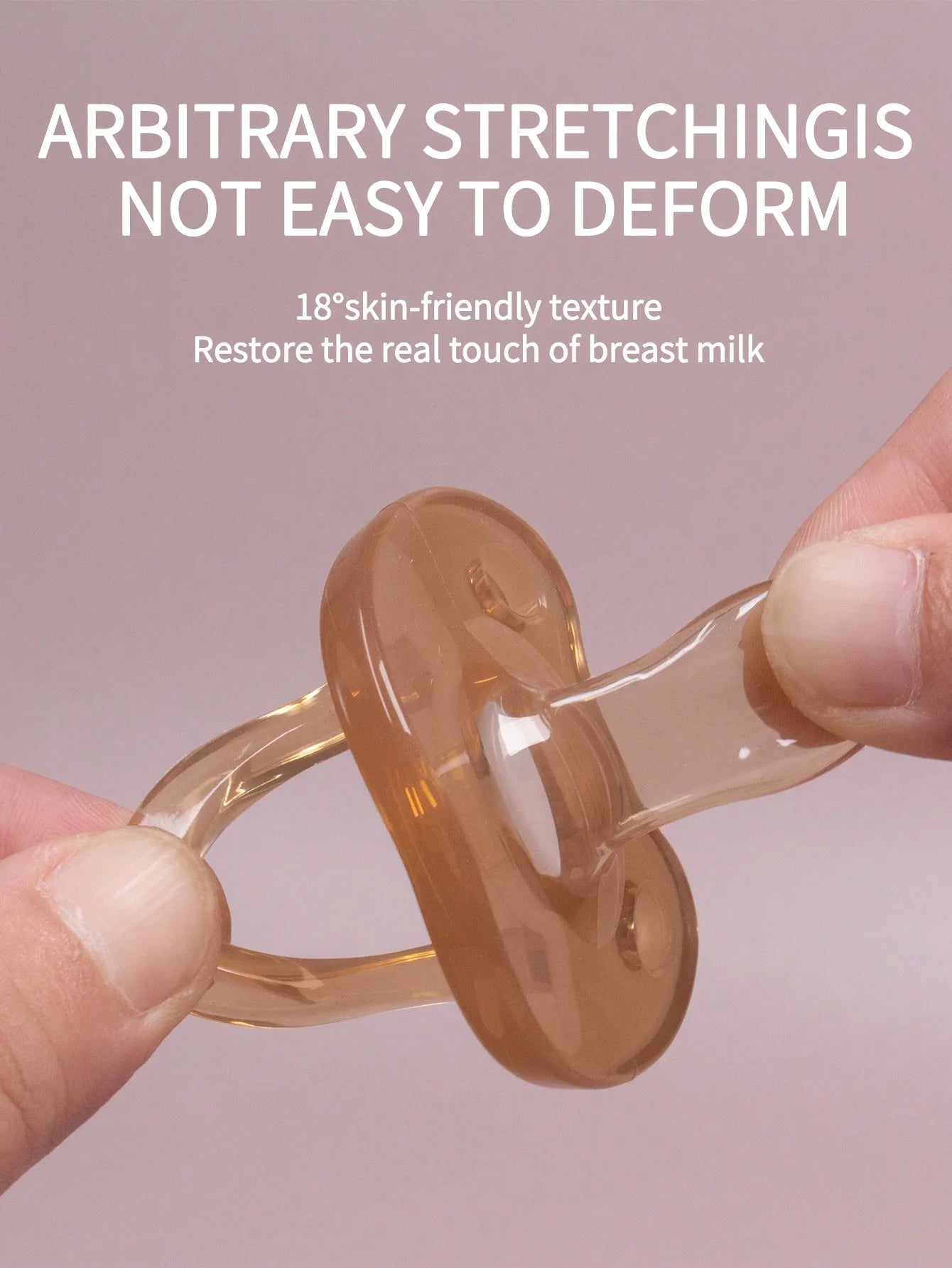 1 Pcs Baby Pacifier For Soothing Nighttime Sleep Flat Soft Breathable Design Baby Reborn Silicone For Baby Accessories Newborn